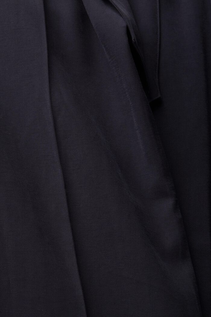 Kalhoty paperbag s látkovým páskem, LENZING™ ECOVERO™, BLACK, detail image number 4