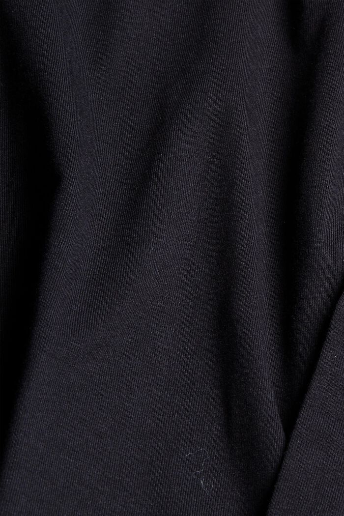 Žerzejová košile s úpravou COOLMAX®, BLACK, detail image number 4