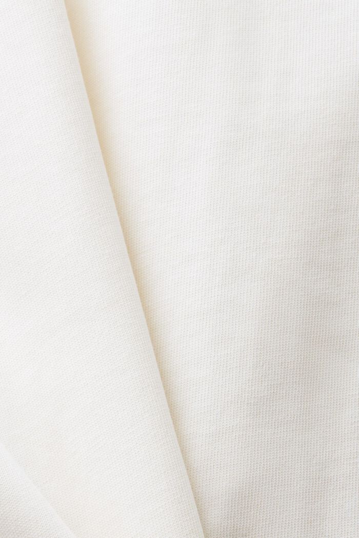 Unisex tričko s logem, z bavlněného žerzeje, OFF WHITE, detail image number 6
