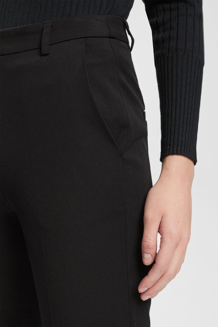 Kalhoty s cigaretovým střihem, BLACK, detail image number 2