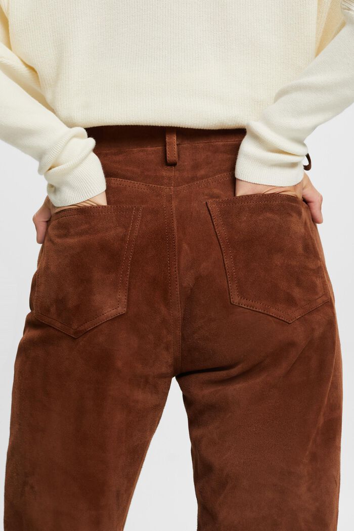 Semišové kalhoty s rovnými nohavicemi, BARK, detail image number 5