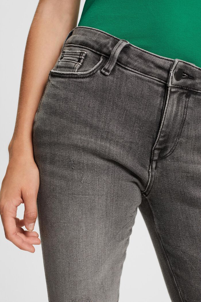 Strečové džíny s úzkým střihem Slim Fit, GREY MEDIUM WASHED, detail image number 4