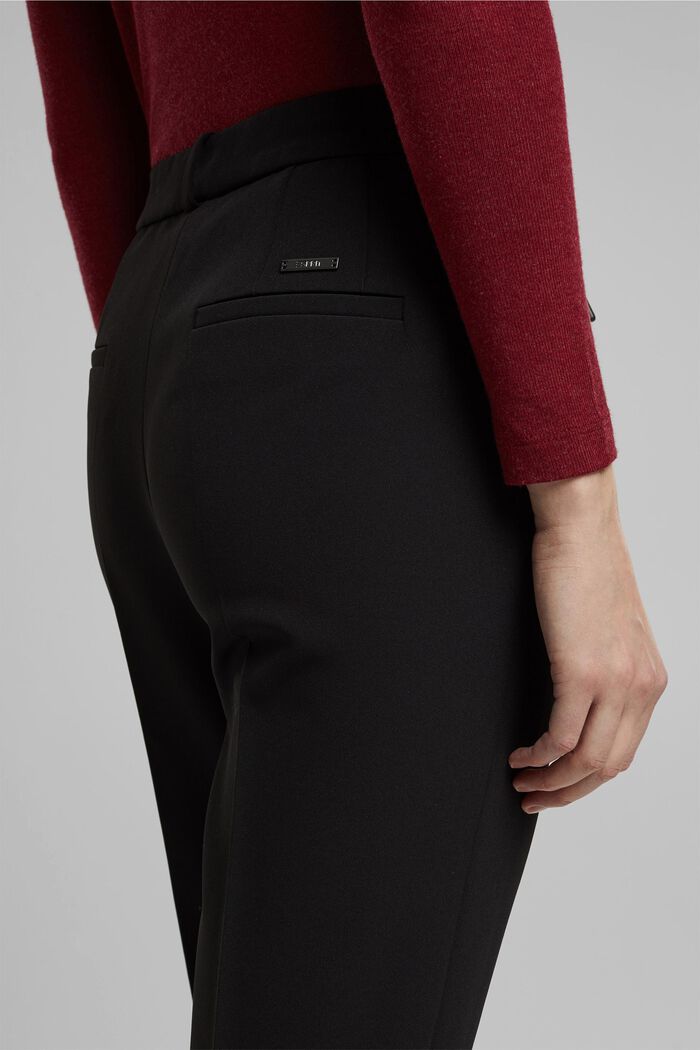 Strečové kalhoty v joggingovém stylu, BLACK, detail image number 2