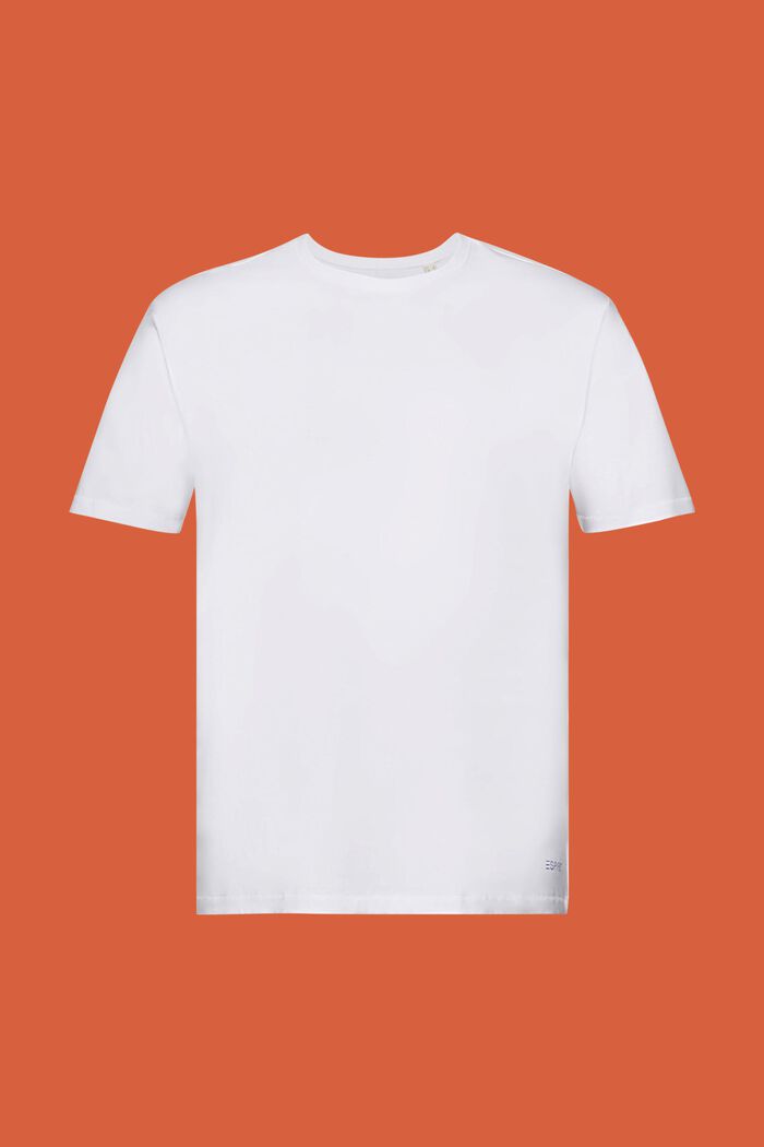 Žerzejové tričko s potiskem na zádech, 100% bavlna, WHITE, detail image number 7