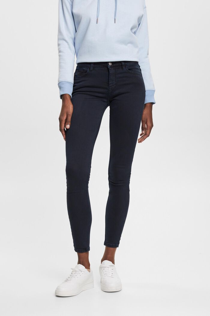 Skinny džíny se střední výškou pasu, NAVY, detail image number 0