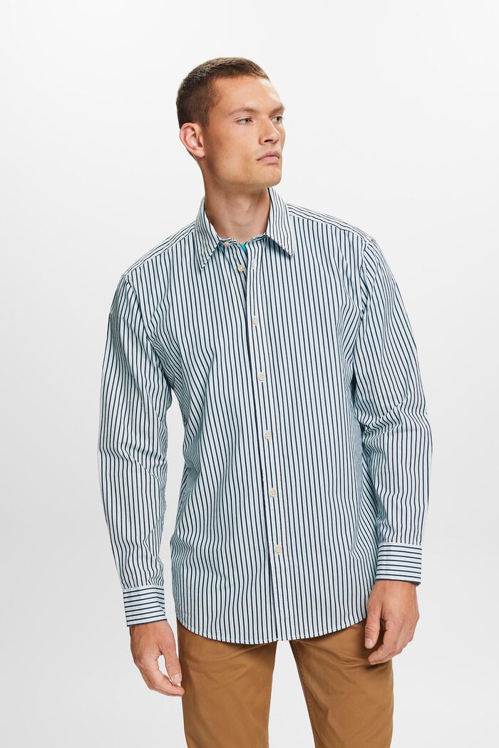 Košile s proužky, 100% bavlna, ICE, detail image number 0