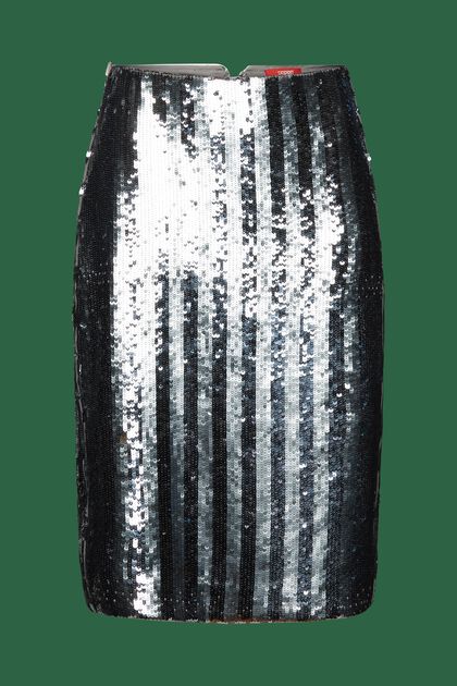 Midi sukně s flitry