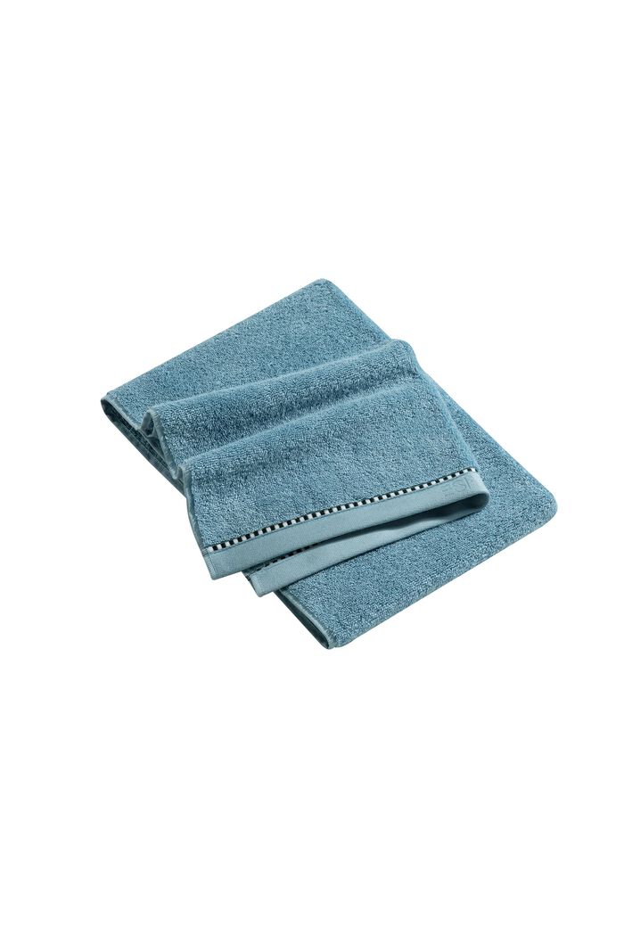 S materiálem TENCEL™: sada ručníků z froté, SKY BLUE, detail image number 3