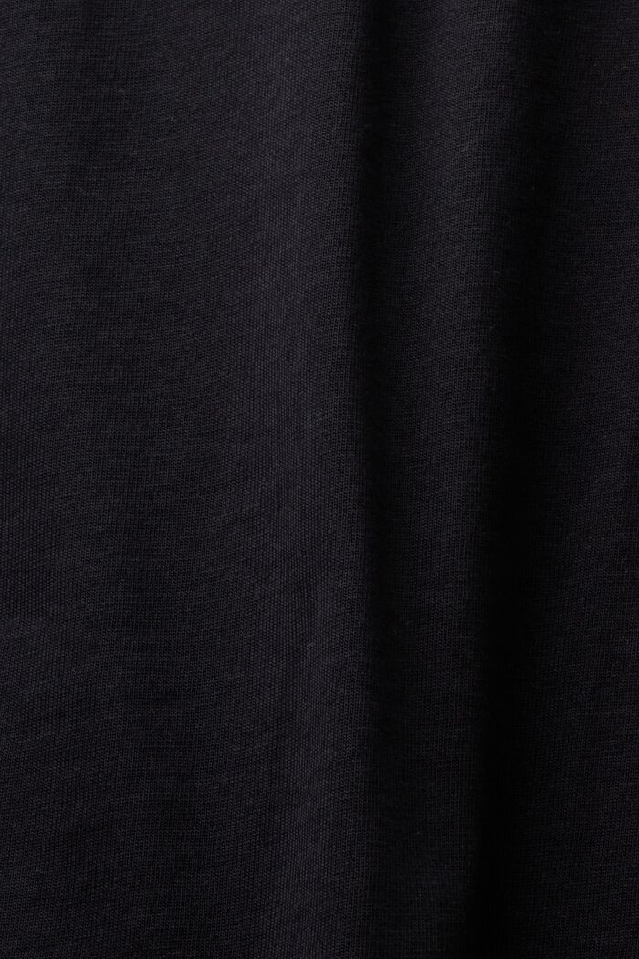 Tričko s kulatým výstřihem a zvýrazněným pasem, BLACK, detail image number 5