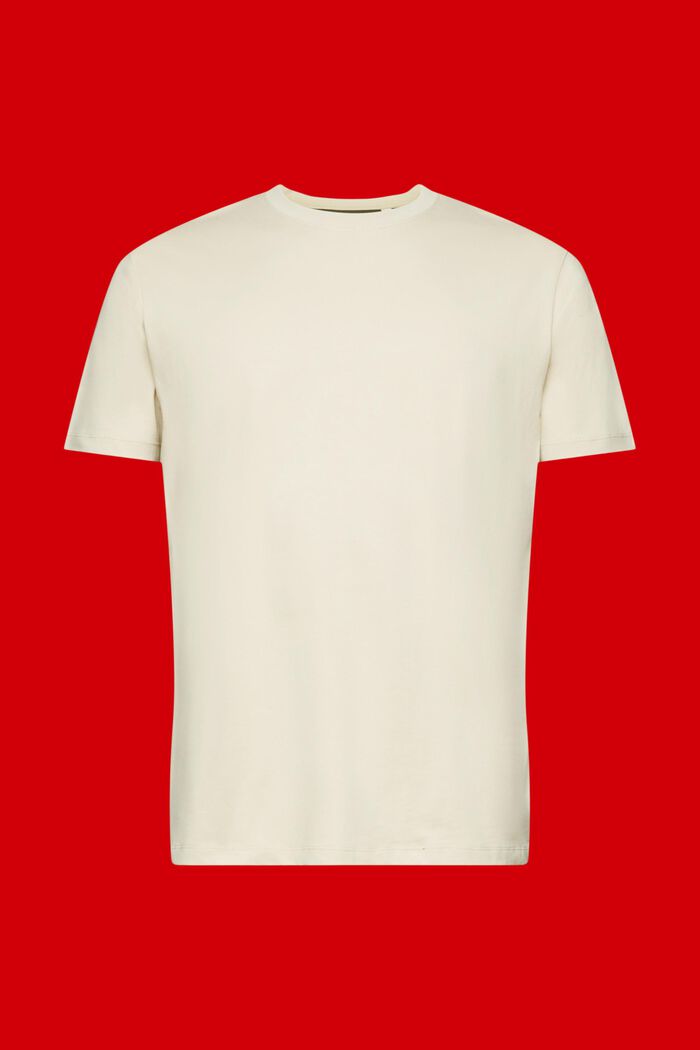Dvoubarevné bavlněné tričko, LIGHT TAUPE, detail image number 6