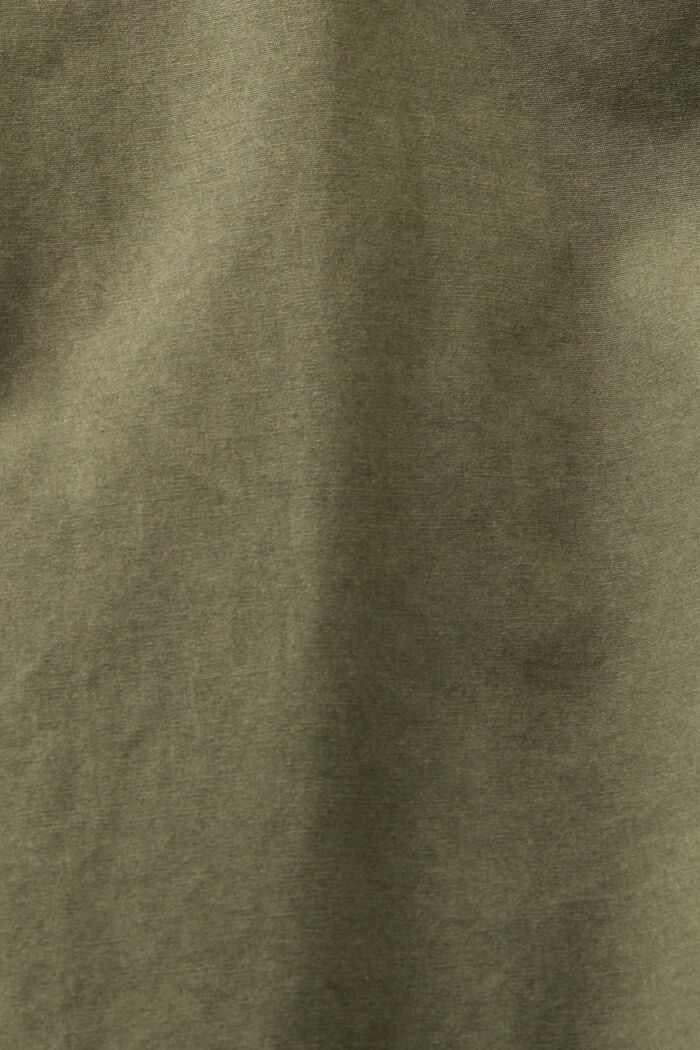 Cargo kalhoty bez zapínání, 100% bavlna, KHAKI GREEN, detail image number 6