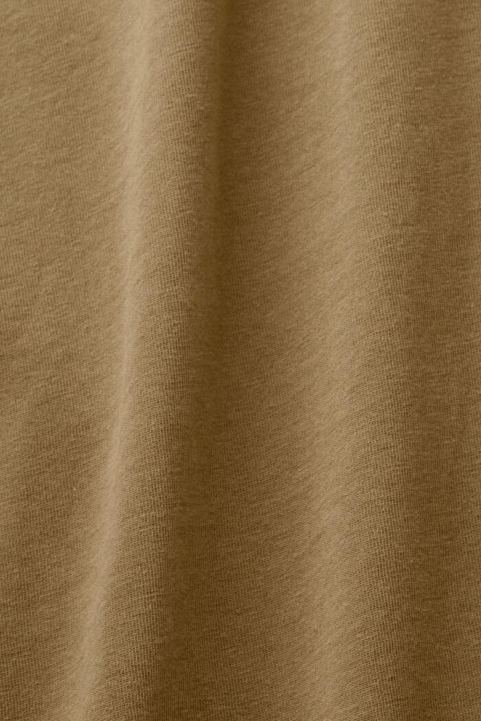 Henley tričko, 100% bavlna, KHAKI GREEN, detail image number 4
