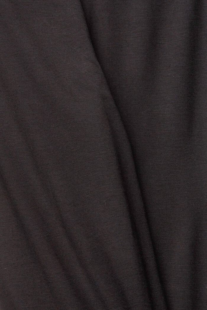 Pyžamové kalhoty z materiálu LENZING™ ECOVERO™, BLACK, detail image number 5