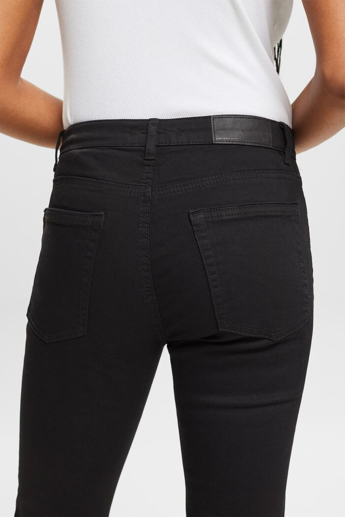Capri kalhoty z bio bavlny, BLACK, detail image number 3