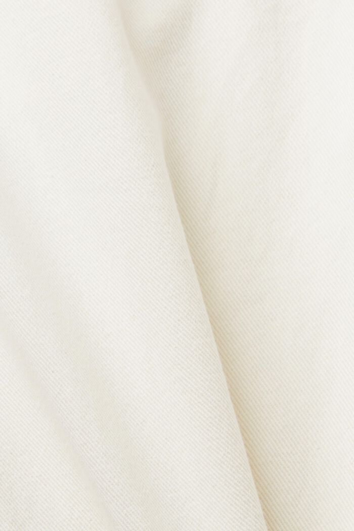 Keprové kalhoty, široké nohavice, 100 % bavlna, OFF WHITE, detail image number 7