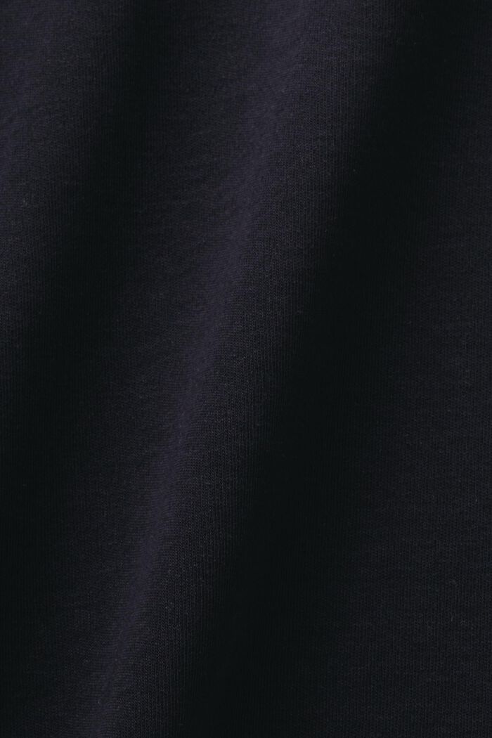 Oversize tričko s nakládanou kapsou, BLACK, detail image number 6