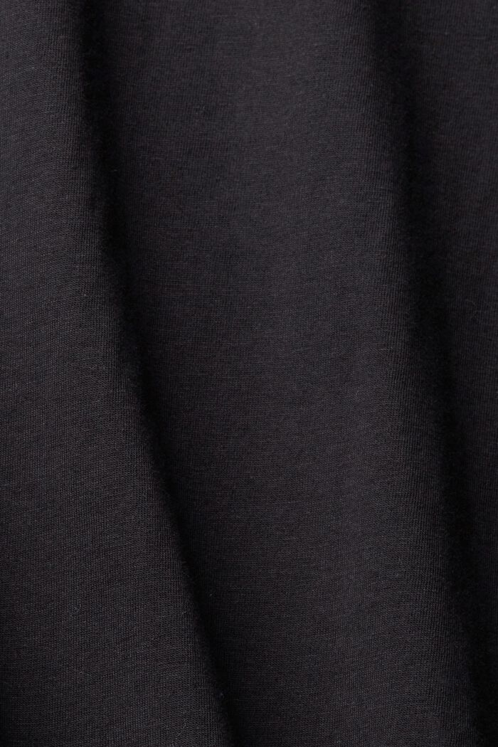 Žerzejové tričko s potiskem na přední straně, BLACK, detail image number 1