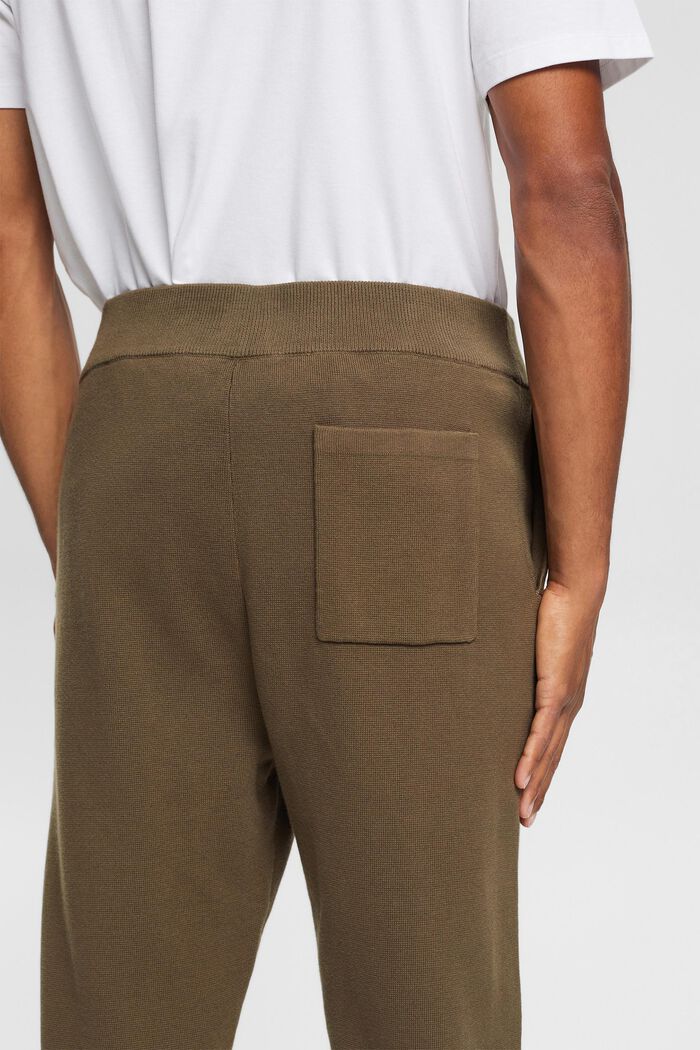 Joggingové kalhoty z pleteniny, KHAKI GREEN, detail image number 3