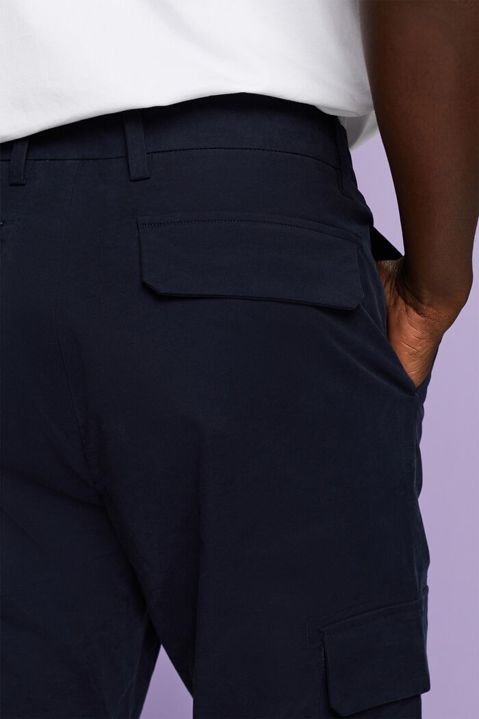 Cargo kalhoty s rovnými nohavicemi, NAVY, detail image number 4