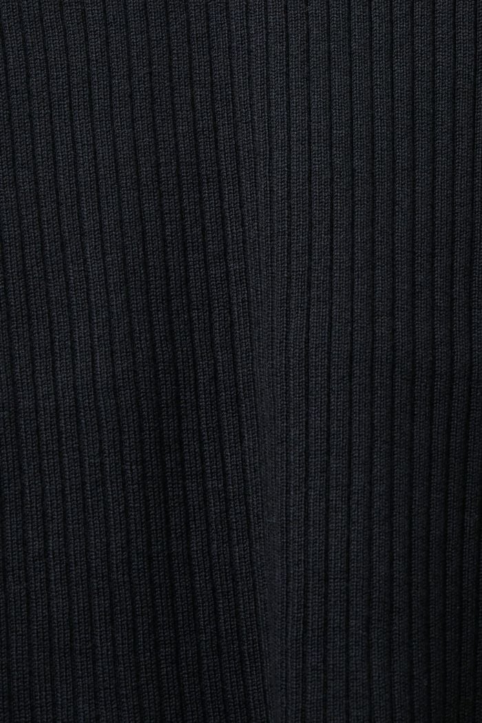 Rolák z žebrového žerzeje, BLACK, detail image number 5