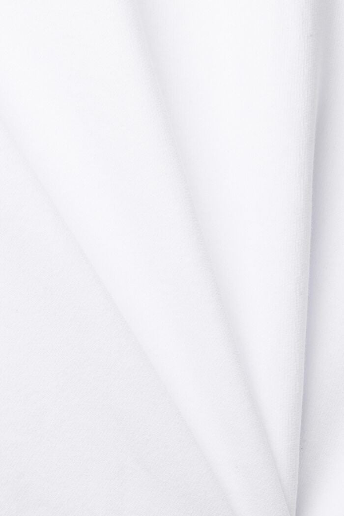 Z recyklovaného materiálu: jednobarevná mikina, WHITE, detail image number 5