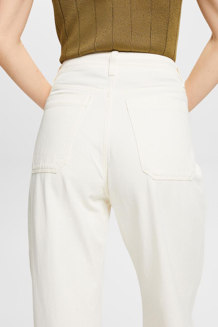 Keprové kalhoty, široké nohavice, 100 % bavlna, OFF WHITE, detail image number 2