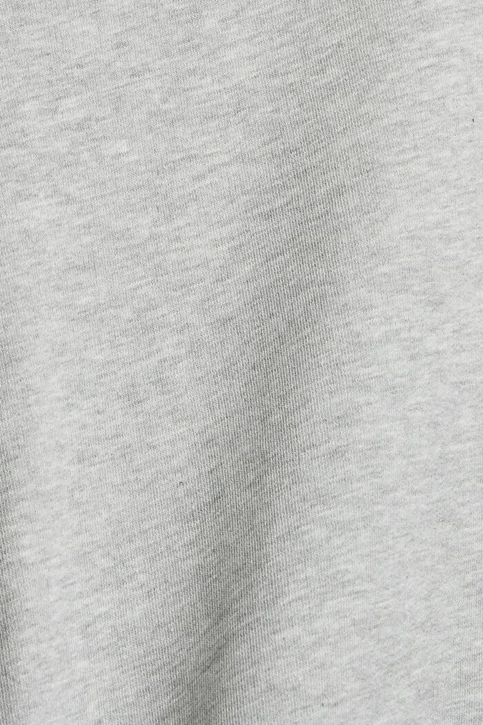 Mikina se rýšky, ze směsi s bio bavlnou, LIGHT GREY, detail image number 4