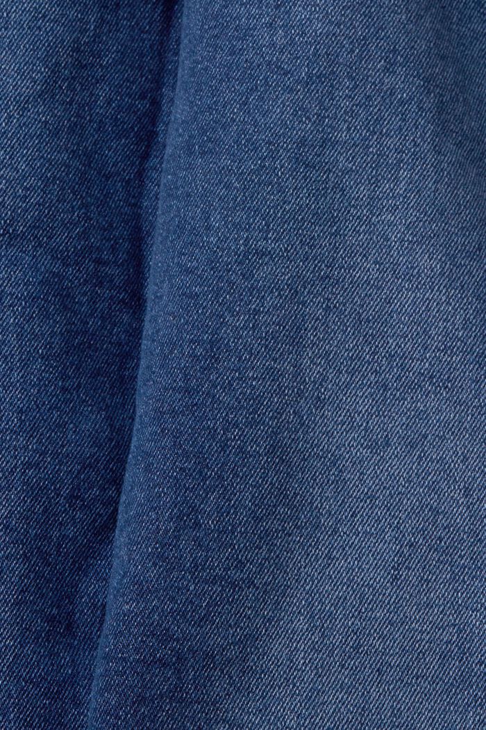 CURVY džíny s rovným střihem, strečová bavlna, BLUE DARK WASHED, detail image number 1