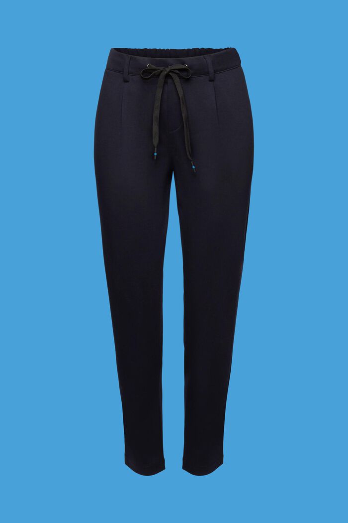 Strečové kalhoty s gumou v pase, DARK BLUE, detail image number 6