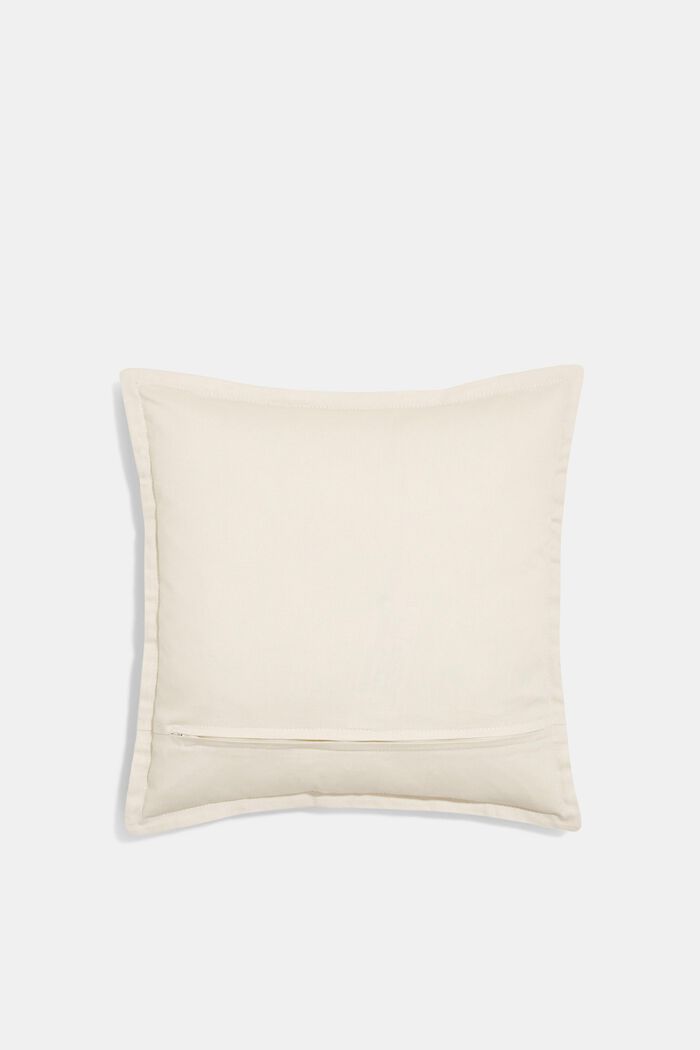 Dvoubarevný potah na polštář ze 100% bavlny, BEIGE, detail image number 2