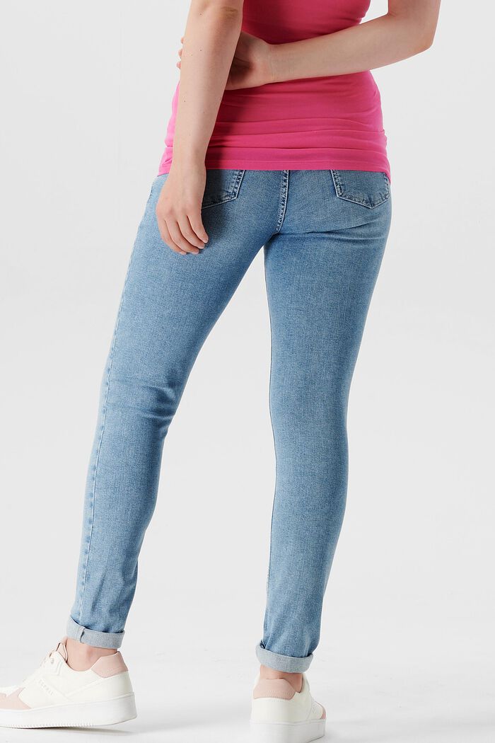 Skinny Fit džíny s pásem přes bříško, LIGHTWASH, detail image number 1