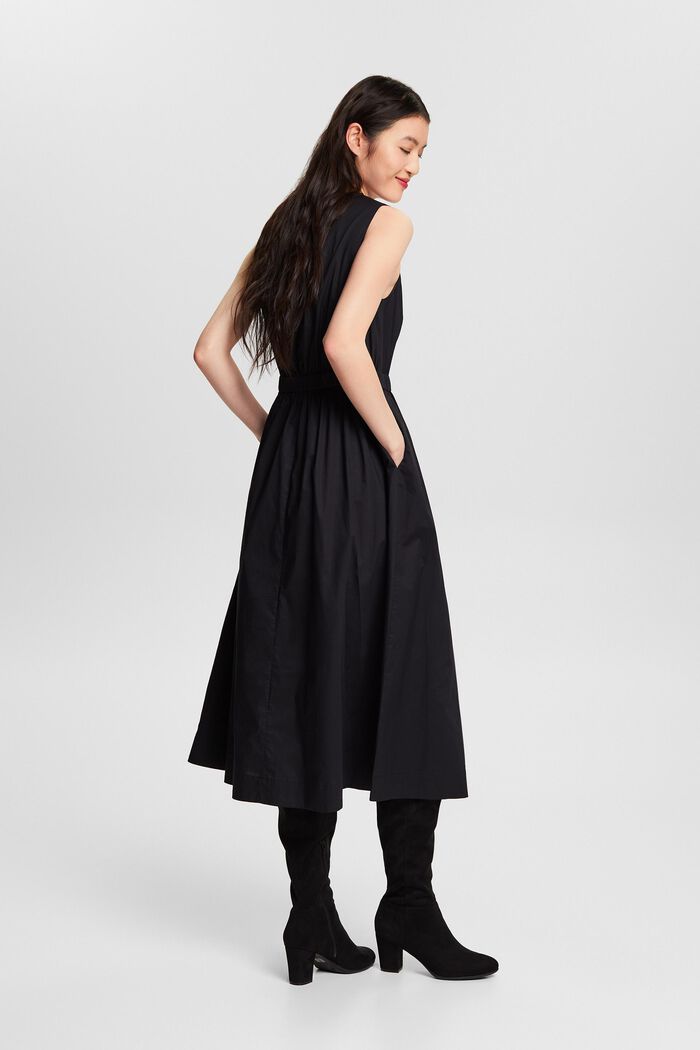 Midi šaty bez rukávů, BLACK, detail image number 2