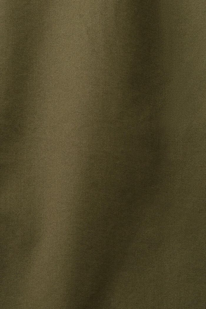 Šortky ve stylu chino, z udržitelné bavlny, DARK KHAKI, detail image number 6