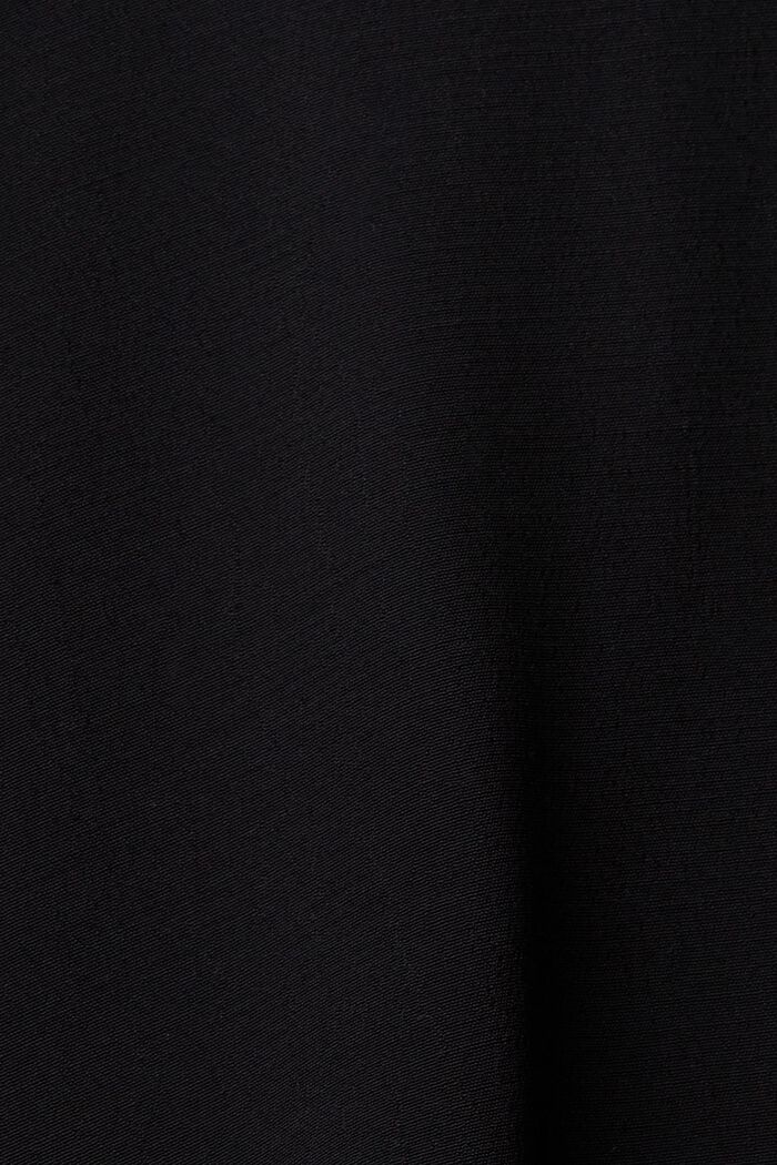 Tričko se vzhledem košilové halenky, BLACK, detail image number 5
