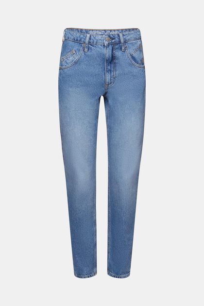 Retro klasické džíny se středně vysokým pasem