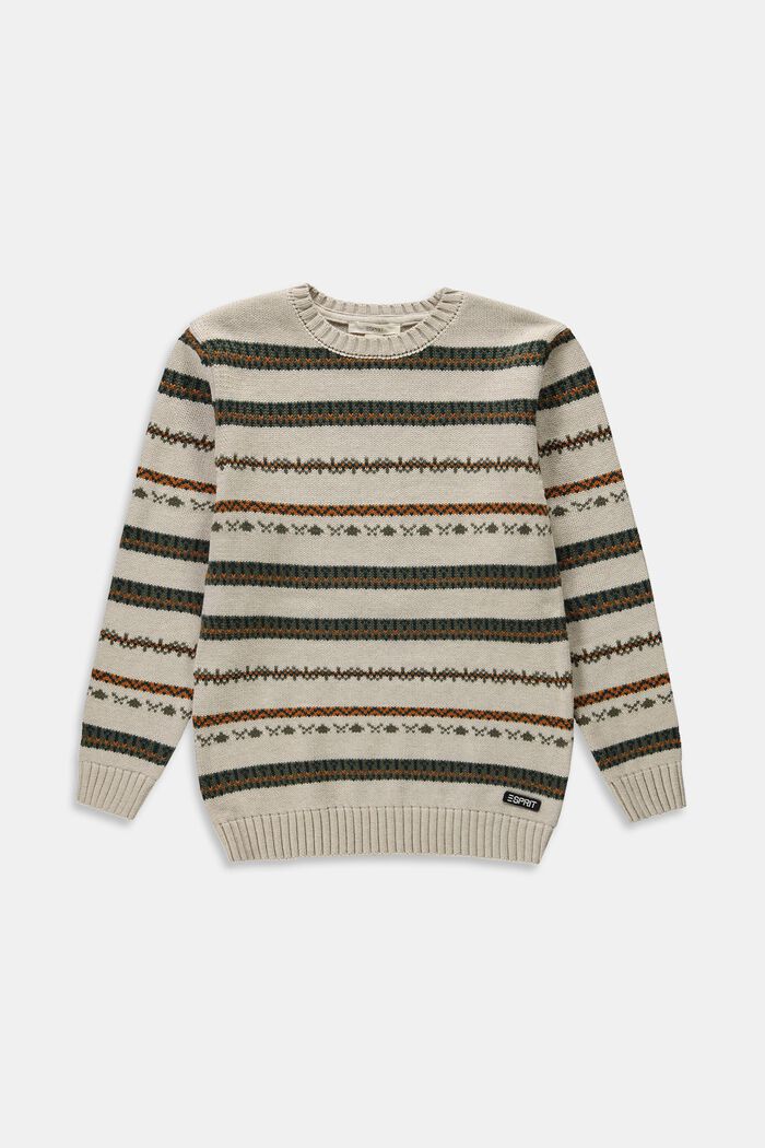 Pletený žakárový pulovr