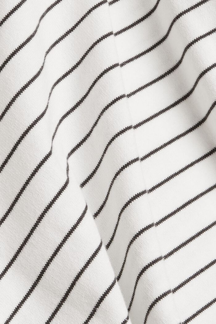 Pulovr s krátkým rukávem a polokošilovým límcem, OFF WHITE COLORWAY, detail image number 4