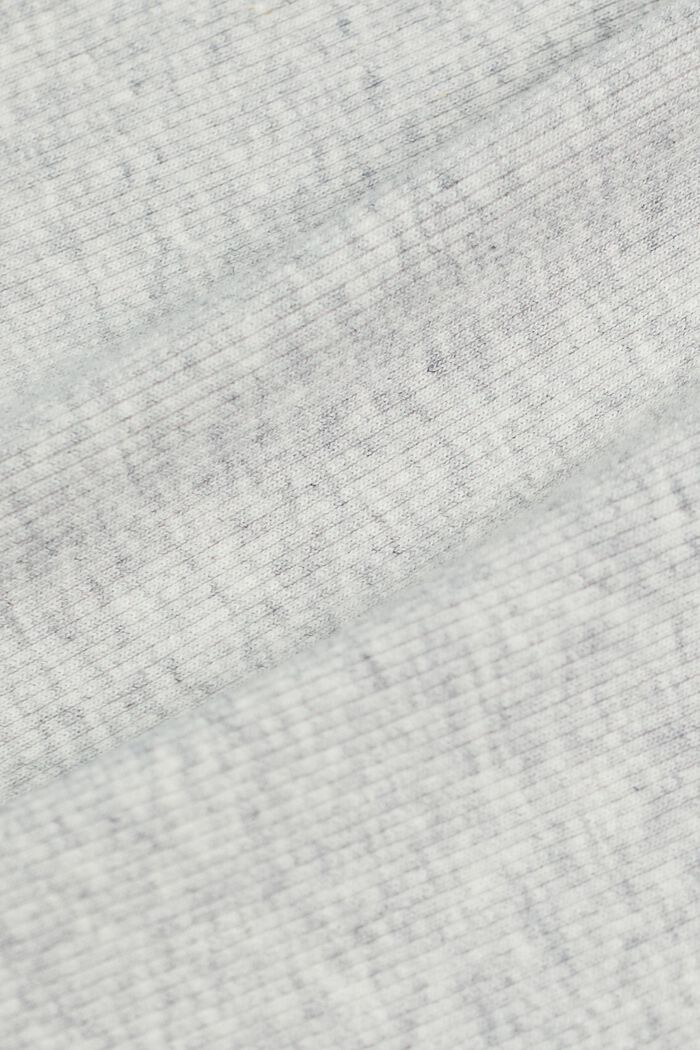 Tílko z žebrové bio bavlny, LIGHT GREY, detail image number 5