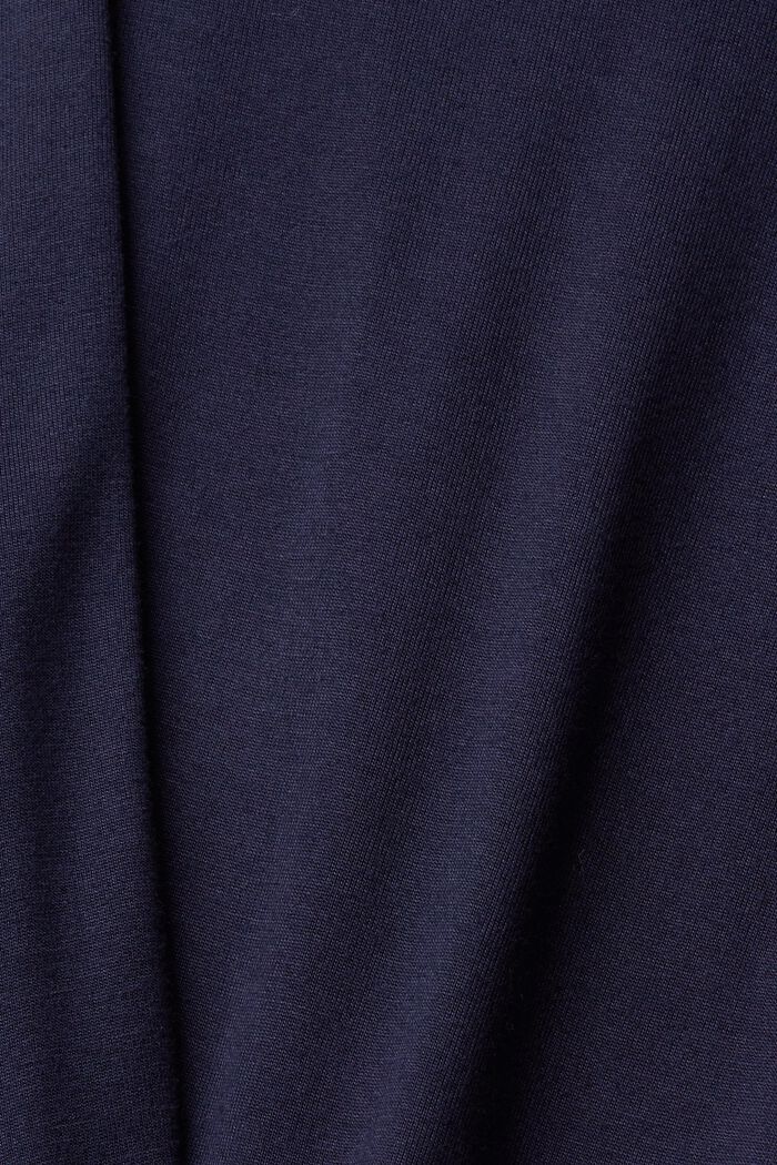 Vzorované tričko s dlouhým rukávem, LENZING™ ECOVERO™, NAVY, detail image number 1