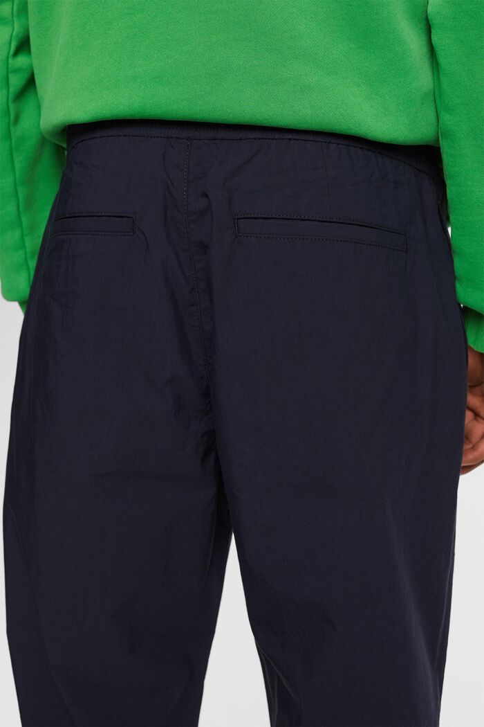 Kalhoty bez zapínání, směs s bavlnou, NAVY, detail image number 4