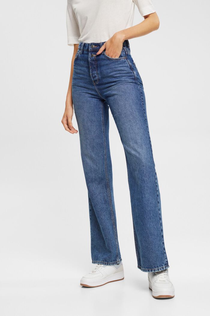 Rozšířené retro džíny s vysokým pasem