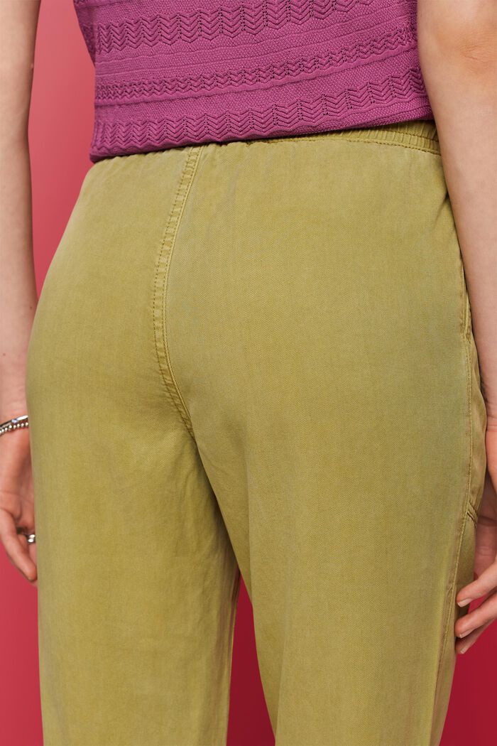 Kalhoty s elastickým pasem, PISTACHIO GREEN, detail image number 4