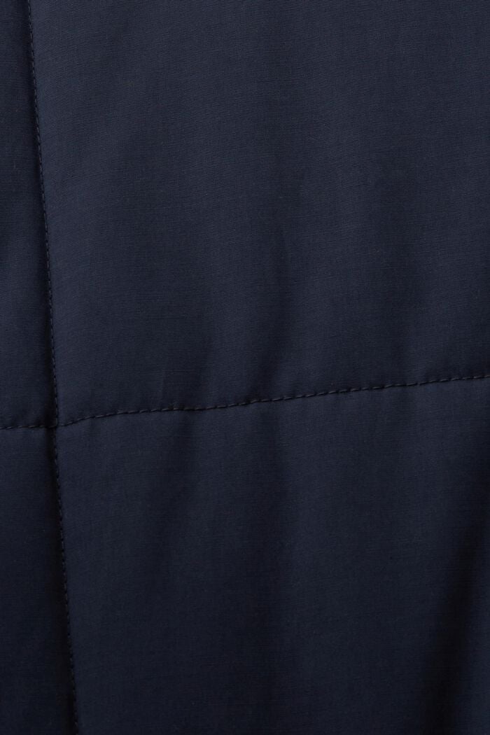 Recyklováno: prošívaný kabát s flísovou podšívkou, NAVY, detail image number 6