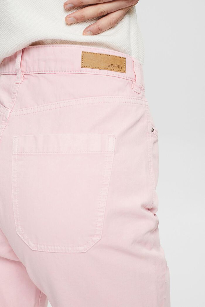 S konopím: kalhoty s rovnými nohavicemi, LIGHT PINK, detail image number 5