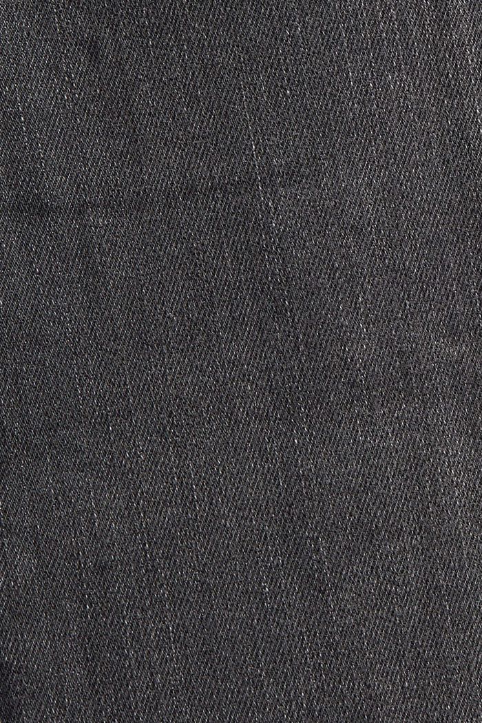 Rovné strečové džíny z bio bavlny, GREY DARK WASHED, detail image number 4