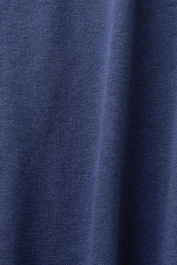 Pletený overal s polokošilovým límcem, TENCEL™, GREY BLUE, detail image number 4