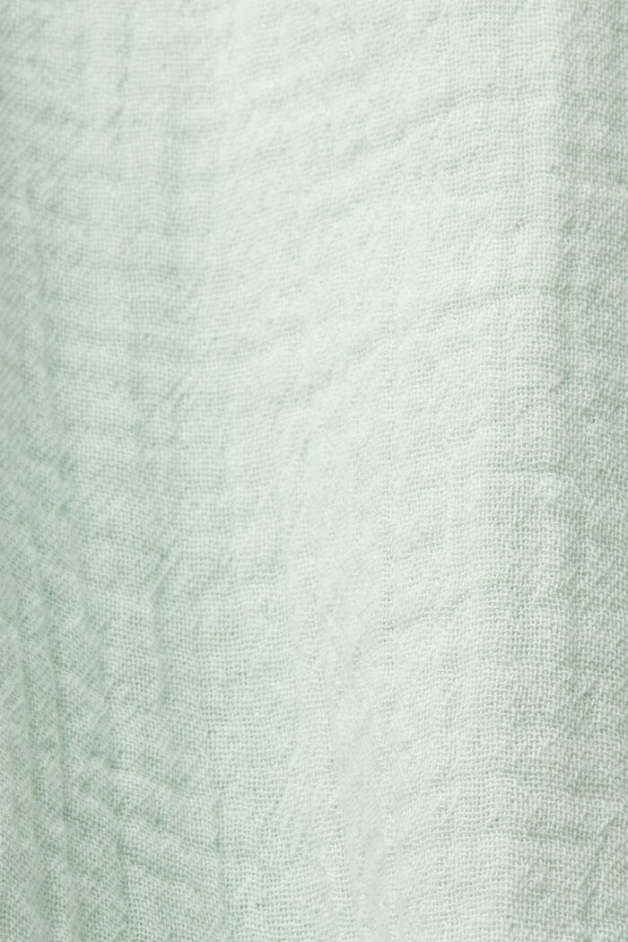 Plážové tunikové šaty, 100% bavlna, DUSTY GREEN, detail image number 4