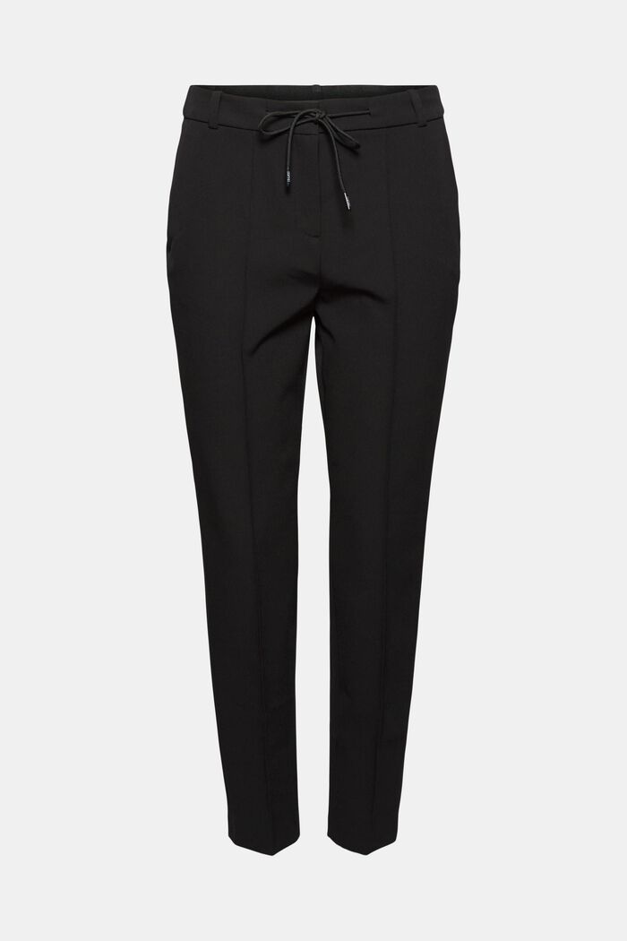 Strečové kalhoty v joggingovém stylu, BLACK, detail image number 5