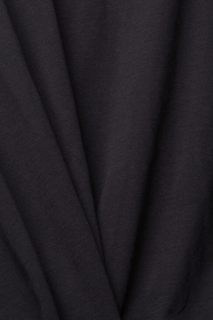 Z recyklovaného materiálu: jednobarevná mikina, BLACK, detail image number 5