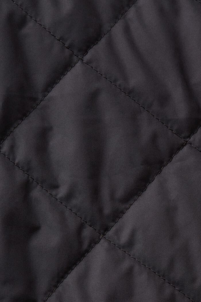 Ultra lehký prošívaný kabát, BLACK, detail image number 5